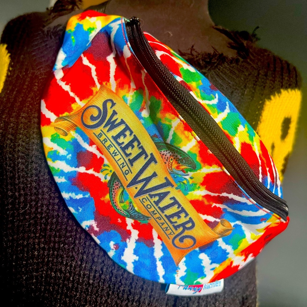 Sweetwater Brewing branded tie dye Fanny pack